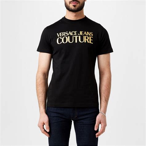 versace jeans long sleeved logo t shirt black|southampton Versace Jeans couture store.